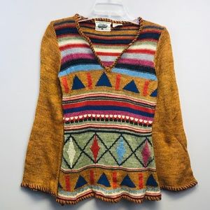 Arpeja | Vintage 70s Multicolored Acrylic sweater